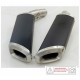 Exhaust Spark Rectangular Dark Style - Aprilia Dorsoduro 750 08-14