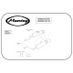 Echappement Marving Oval Black pour Honda Nx 650 Dominator 95/+