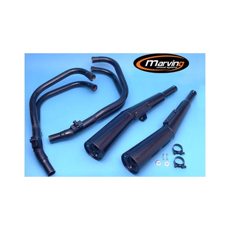 Ligne complète Marving Master Black pour Honda Honda CB900 F 82/+ // CB1100 F 83/+