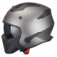 Motorcycle helmets Vito Jet Bruzano - Metallic grey