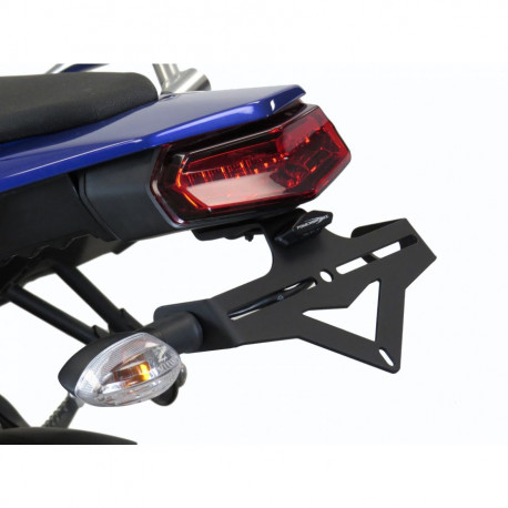 Support de plaque Powerbronze Noir - Yamaha Ténéré 700 2019 /+ // Ténéré 700 World Raid 2022/+