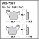 Disc brake pads WRP WG-7377