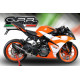 Exhaust GPR Furore Nero Low Position - KTM RC 125 2017-20