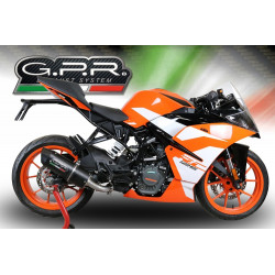 Echappement GPR Furore Nero Position Basse - KTM RC 125 2017-20