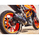 Exhaust GPR Furore Nero Low Position - KTM RC 125 2017-20