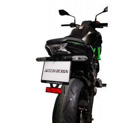 Support de plaque Access Design - Kawasaki Z650 2017/+ // Ninja 650 2017-24