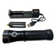 Moto-Parts 15W 1500LM Magnetic LED Flashlight