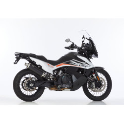 Auspuff Hurric Rac1 Schwartz - KTM 890 SM-T 2023 /+ // 790 Adventure R 2019-20