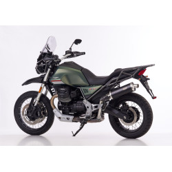 Auspuff Hurric Rac1 Schwartz - Moto Guzzi V85 TT 2021 /+