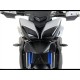 Bavette avec feux additionnels Powerbronze noir mat pour Yamaha Tracer 900 15-17