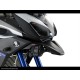 Bavette avec feux additionnels Powerbronze noir mat pour Yamaha Tracer 900 15-17