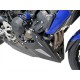 Bugspoiler Powerbronze Lack schwarz silbermes Gewebe für Yamaha MT-09 17/+