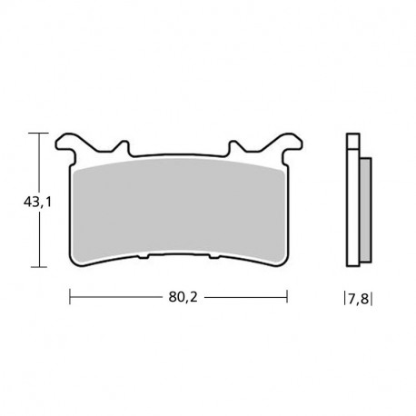 Brembo Upgrade Front Brake Pads M578Z04