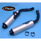 Exhaust Marving Oval Black for Honda Nx 650 Dominator 95/+