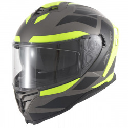 Casque Moto intégral Vito Presto - Jaune fluo