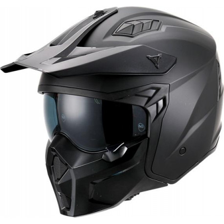 Motorcycle helmets Vito Jet Predator Matte Black