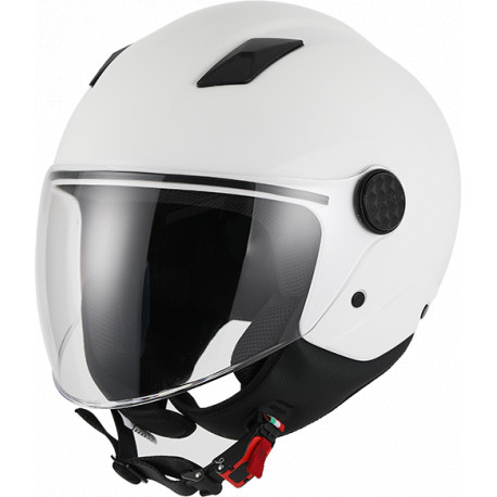 Casque Moto Jet Vito Uno Blanc Brillant