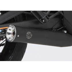 Exhaust Falcon Double Groove Black pour Yamaha SCR 950 17/+