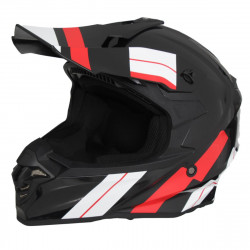 Vito Cross Tivoli Helm - Schwarz, rot, weiss