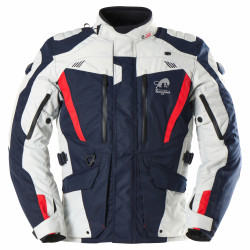 Furygan Veste Moto Textile Apalaches - Bleu, perle, rouge