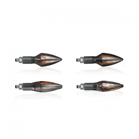 Bulb indicator Chaft THUNDER black/smoke