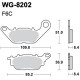 Disc brake pads Rear WRP WG-8202-F6C