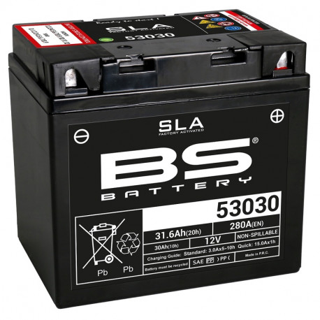 BS BATTERY SLA factory activated maintenance-free battery - 53030