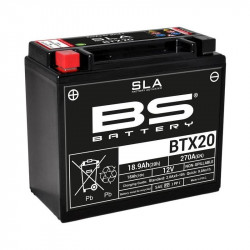 BS BATTERY SLA Maintenance Free factory activated - BTX20