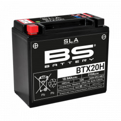 BS BATTERY Batterien BTX20H wartungsfrei mit säurepack geliefert