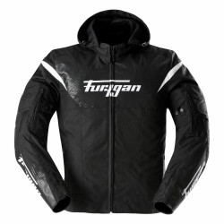 Furygan Motorrad Textilienjacke Shard - Schwarz und Weiss