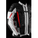 Furygan Motorcycle Jacket Textile Montroc 3in1 Kevlar® Primaloft® - Black, Pearl and Red