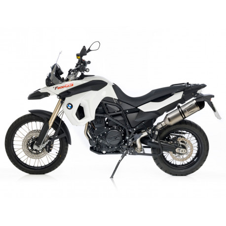 Auspuff LEO VINCE / BMW F650/F700/F800 LV ONE EVO Inox / Slip-on