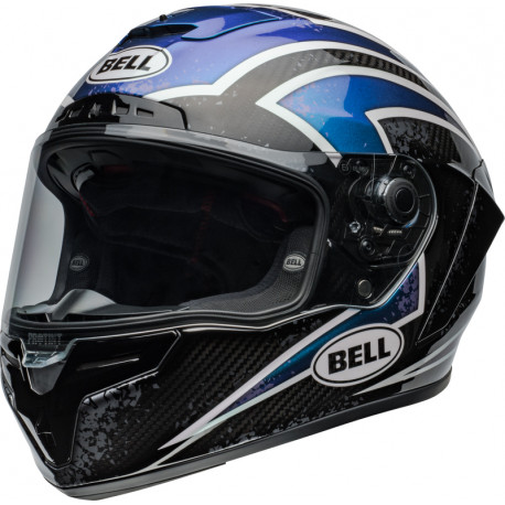 BELL Race Star DLX Flex Motocycle Helmet - Xenon Gloss Orion/Black