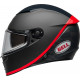 Bell Lithium Mips Motorcycle Helmet - Hartluck Matte/Gloss Black/Red