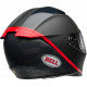 Bell Lithium Mips Motorcycle Helmet - Hartluck Matte/Gloss Black/Red