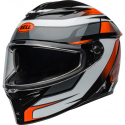 Casque Moto Bell Lithium Mips - Podium Gloss Black/Orange