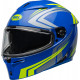 Bell Lithium Motorcycle Helmet - Jetstream Gloss Blue/Retina