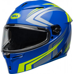 Casque Moto Bell Lithium - Jetstream Gloss Blue/Retina