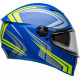 Bell Lithium Motorcycle Helmet - Jetstream Gloss Blue/Retina