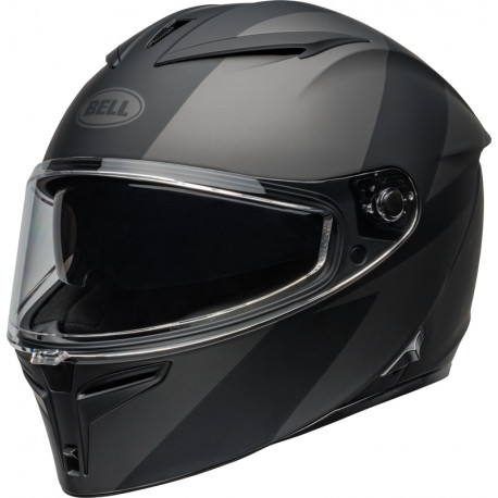 Casque Moto Bell Lithium - Shear Matte Black Metallic Black