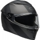 Bell Lithium Motorcycle Helmet - Shear Matte Black Metallic Black