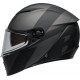 Bell Lithium Motorcycle Helmet - Shear Matte Black Metallic Black