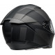 Bell Lithium Motorcycle Helmet - Shear Matte Black Metallic Black