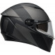 Bell Lithium Motorcycle Helmet - Shear Matte Black Metallic Black