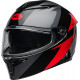 Bell Lithium Motorcycle Helmet - Shear Gloss Metallic Gray/Red