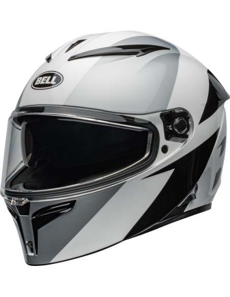 Helm Moto Bell Lithium - Shear Gloss Silver/White
