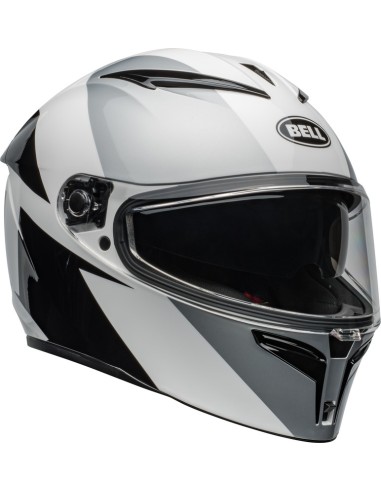 Helm Moto Bell Lithium - Shear Gloss Silver/White