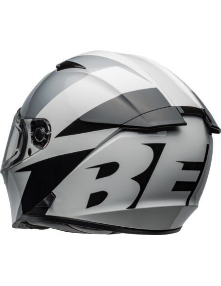 Helm Moto Bell Lithium - Shear Gloss Silver/White