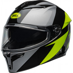 Casque Moto Bell Lithium - Shear Gloss Metallic Gray/Retina