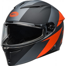 Casque Moto Bell Lithium -Shear Matte Gray/Orange